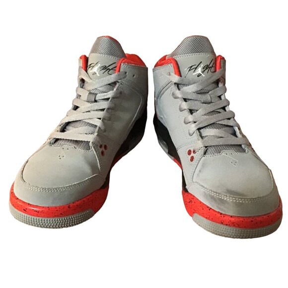 Nike Jordan Flight Origin Retro Youth Mens 6.5 Y Gray Suede Basketball Sneakers - Picture 6 of 11